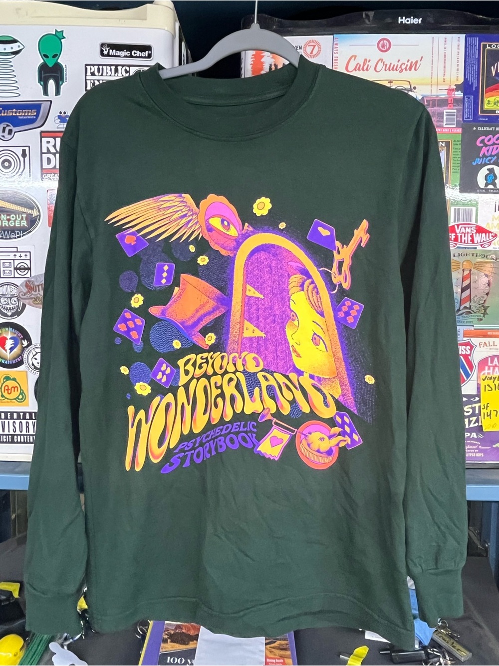 2023 Beyond Wonderland Psychedelic Storybook Long Sleeve Shirt